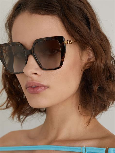 fendi shades women|fendi oversized sunglasses.